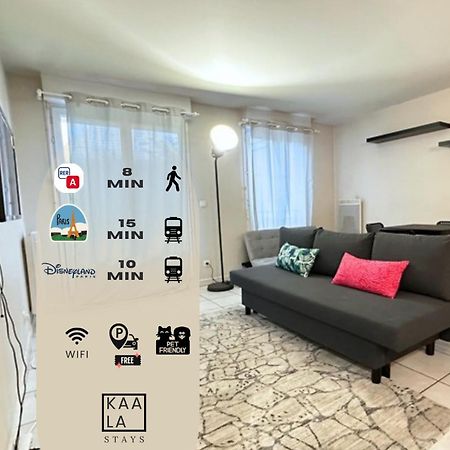 Kaala Stays - Apt Spacieux Paris-Disneyland 누와시 르 그헝 외부 사진